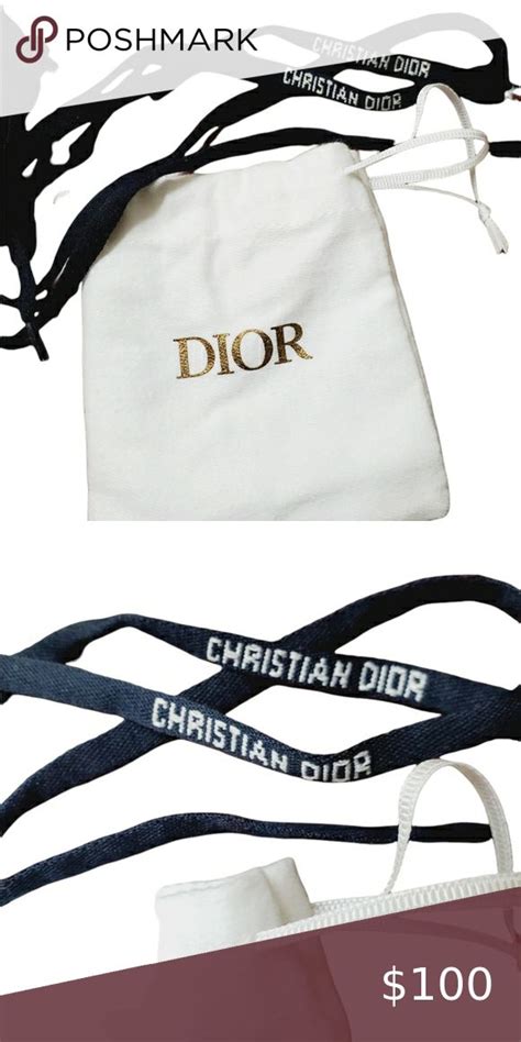 dior shoe laces